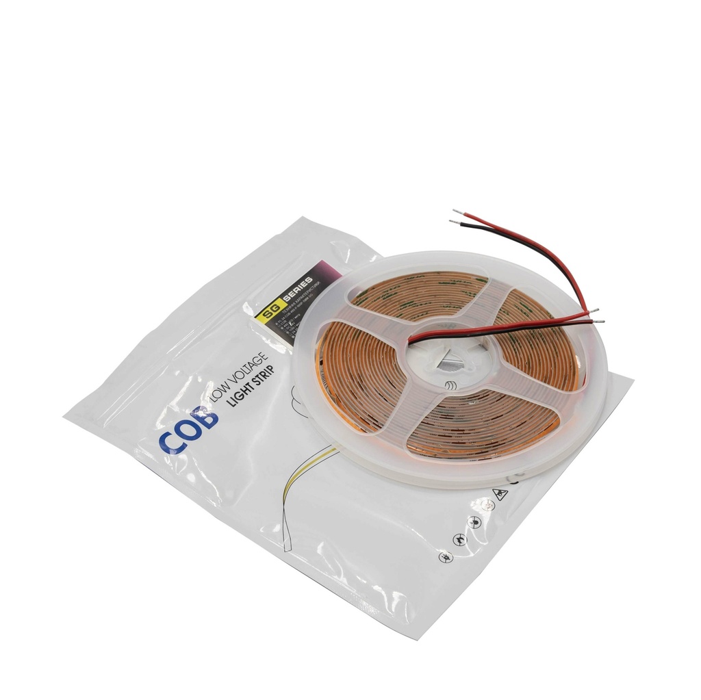 Світлодіодна LED стрічка PROLUM™ 24V; СОВ; 480 LED; 5ММ; IP20; Series "SG", Рожевий