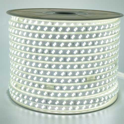 Світлодіодна LED стрічка PROLUM™ 5730\120; IP67; 220V; Series "S", Білий (5500-6000К)