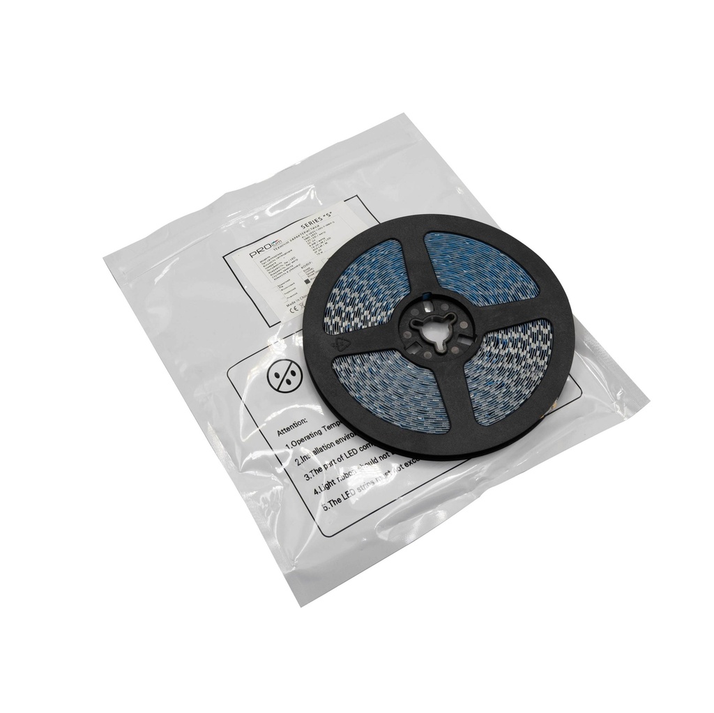 Світлодіодна LED стрічка PROLUM™ 5V; IP20; 2835\120; 6ММ; S-TYPE; Series "S", Жовтий