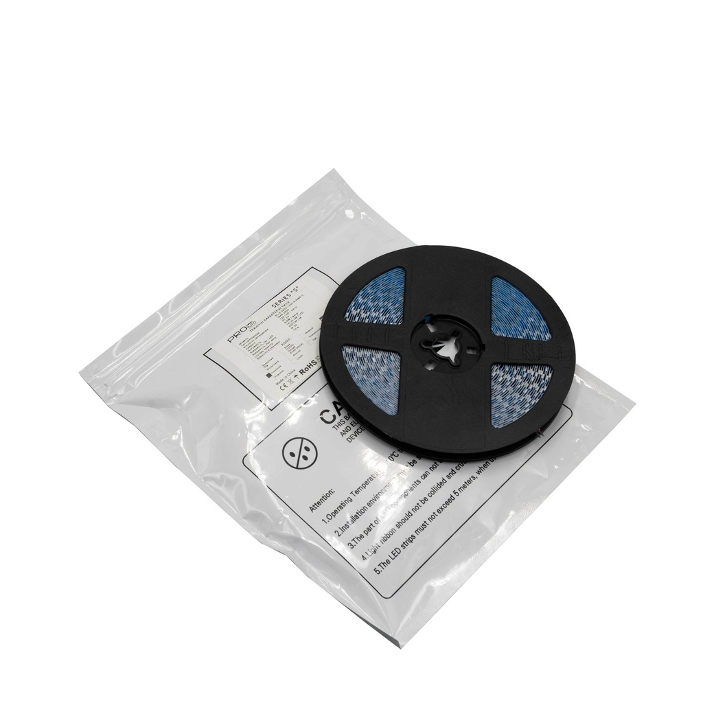 Світлодіодна LED стрічка PROLUM™ 5V; IP20; 2835\120; 6ММ; S-TYPE; Series "S", Червоний