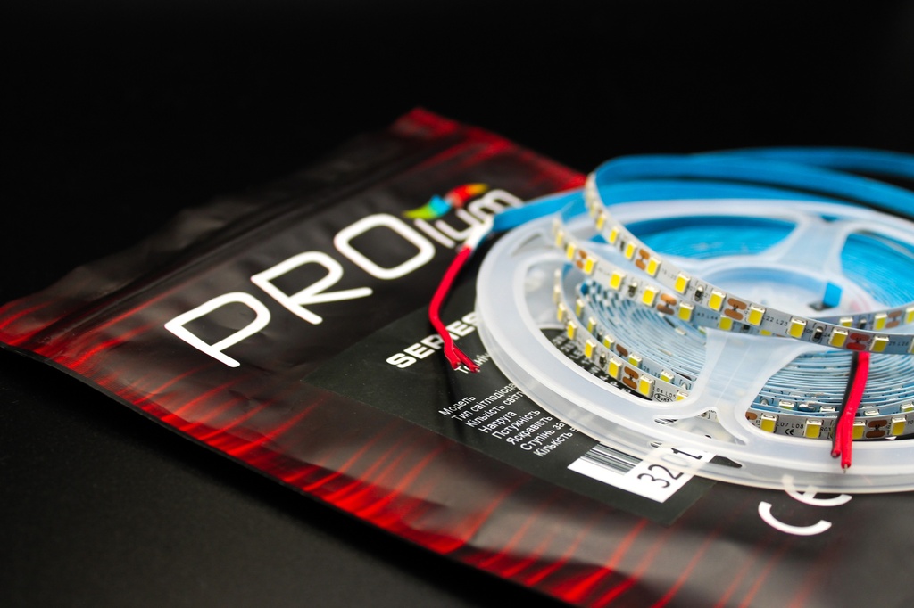 Світлодіодна LED стрічка PROLUM™ 5 ММ 12V; 2835\120; IP20; Series "SG", Нейтральний-Білий (3800-4300K)