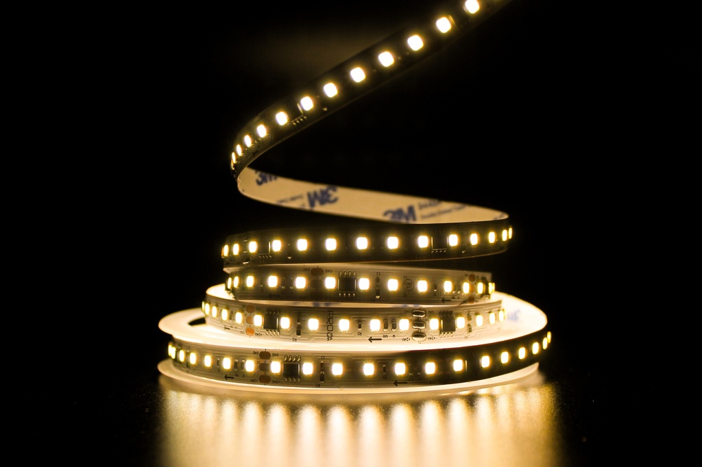 Світлодіодна LED стрічка PROLUM™ RUN 24V; 2835\120; IP20; Series "SMART", Білий+Тепло-Білий (2700-6500K)