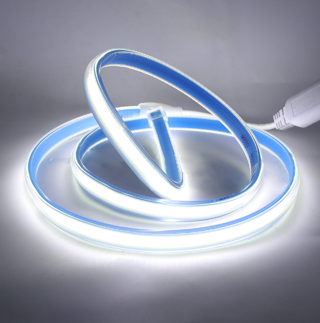 Світлодіодна LED стрічка PROLUM™ СОВ; 280 LED; IP67; 220V; Series "S", Білий (5500-6000К)