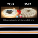 Світлодіодна LED стрічка PROLUM™ СОВ; 280 LED; IP67; 220V; Series "S", Білий (5500-6000К)