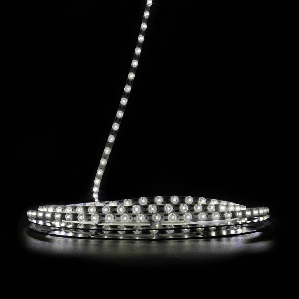 Світлодіодна LED стрічка з лінзою  PROLUM 24V; 2835\48; IP20; Series "S", Білий