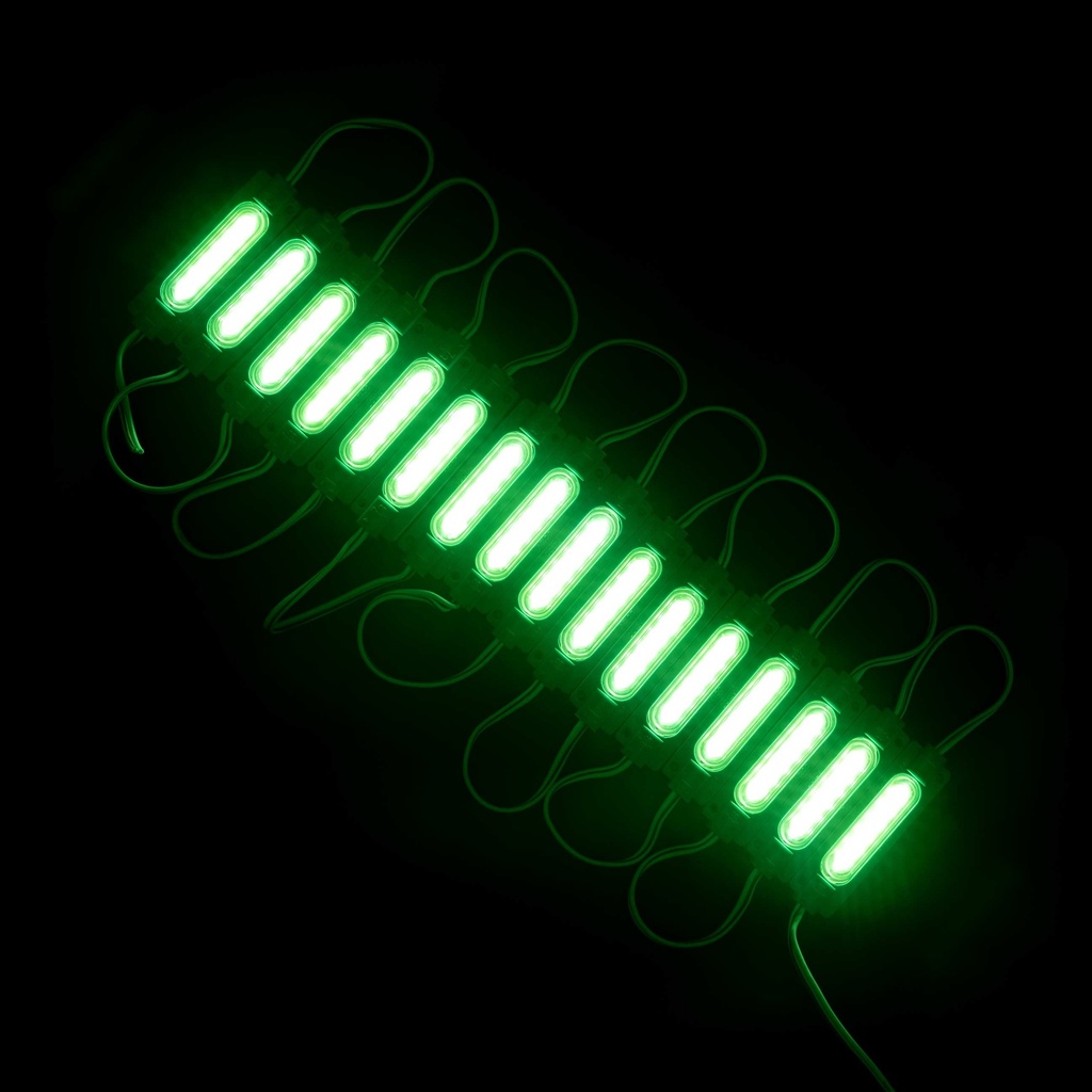 Світлодіодний модуль PROLUM COB 2W (с линзой прозорою) 12V, Жовтий