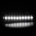 Світлодіодний модуль PROLUM V1, SMD3030, 1LED, 12V, 1,32W, IP66, З лінзою, Білий
