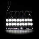 Світлодіодний модуль PROLUM Т1, SMD2835, 2LED, 12V, 0,72W, IP66, З лінзою, Білий