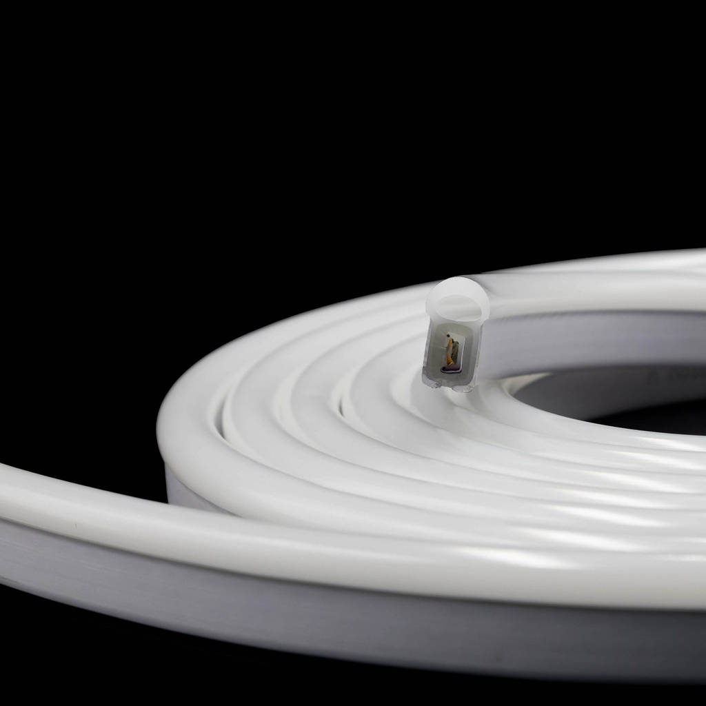 Світлодіодний неон PROLUM™ 15x25, IP68, 220V, Series "HL", Білий, PRO