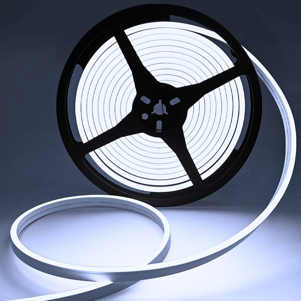 Світлодіодний неон PROLUM™ 4x10, IP68, 12V, Series "LT", Білий, PRO