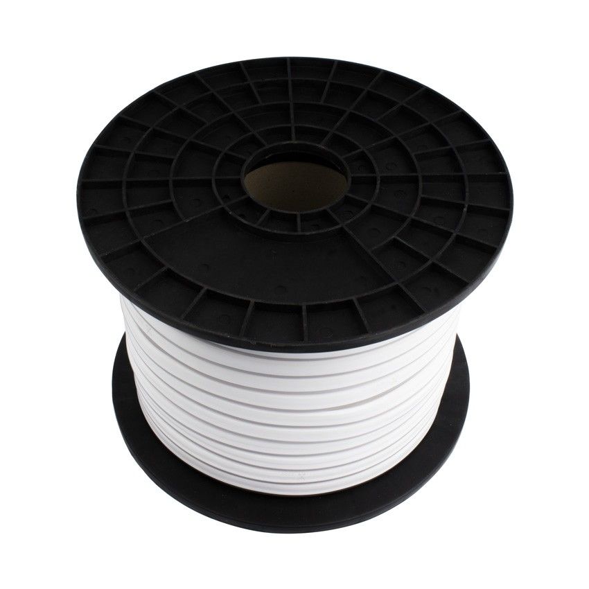 Світлодіодний неон PROLUM™ 8x16, IP68, 220V, Series "GL", Жовтий, PRO