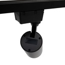 Трековий світильник PROLUM™ M27; 12W; 220V; Чорний SERIES "TLB"; Білий 4000К
