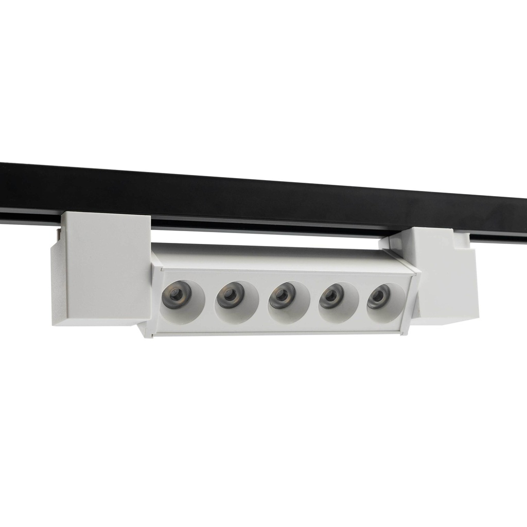 Трековий світильник PROLUM™ Поворотний; M27; 10W; 220V; Білий SERIES "GF"; Білий 4000К