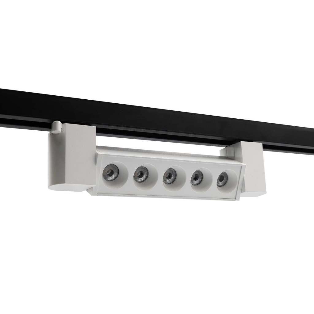 Трековий світильник PROLUM™ Поворотний; M27; 10W; 220V; Білий SERIES "RGL"; Білий 4000К