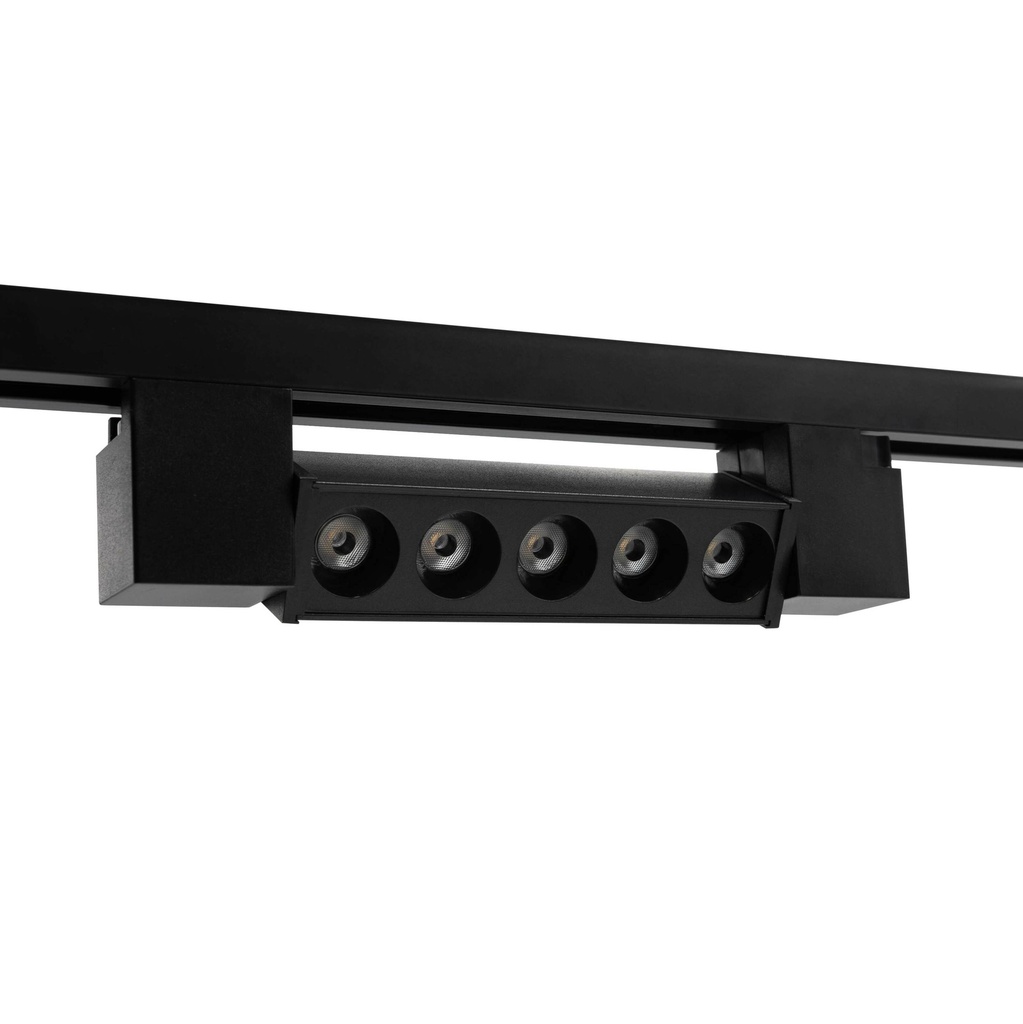 Трековий світильник PROLUM™ Поворотний; M27; 10W; 220V; Чорний SERIES "GF"; Білий 4000К