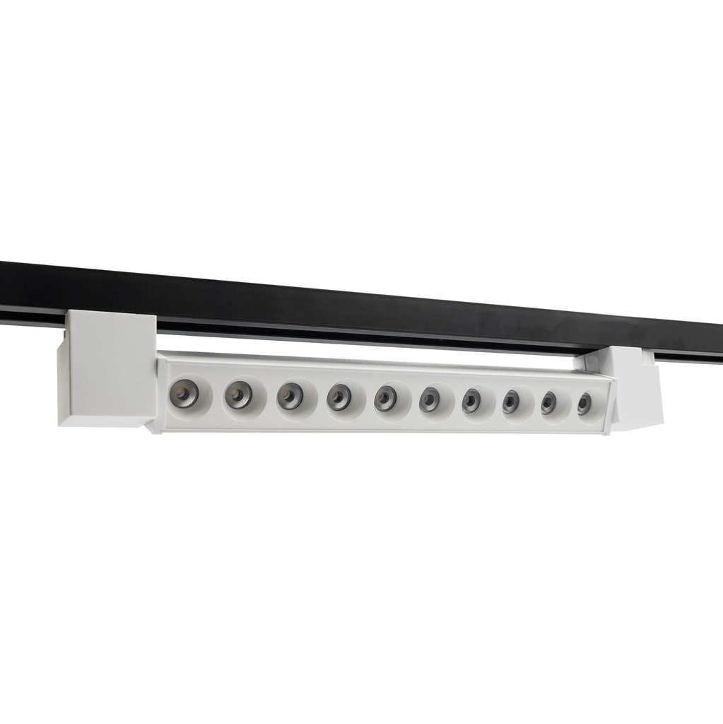 Трековий світильник PROLUM™ Поворотний;  M27; 20W; 220V; Білий SERIES "GF"; Білий 4000К