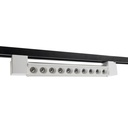 Трековий світильник PROLUM™ Поворотний;  M27; 20W; 220V; Білий SERIES "GF"; Білий 4000К
