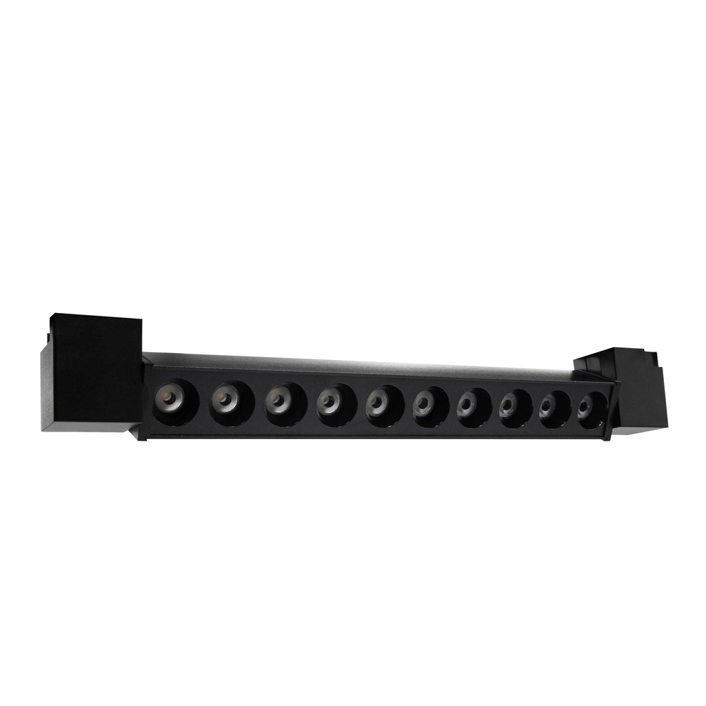Трековий світильник PROLUM™ Поворотний; M27; 20W; 220V; Чорний SERIES "GF"; Білий 4000К
