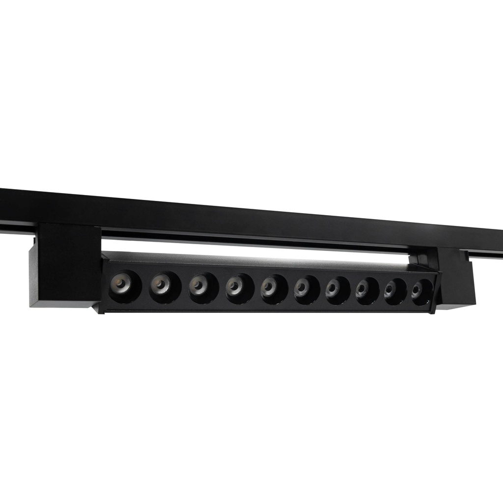 Трековий світильник PROLUM™ Поворотний; M27; 20W; 220V; Чорний SERIES "GF"; Білий 4000К