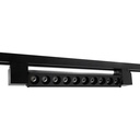 Трековий світильник PROLUM™ Поворотний; M27; 20W; 220V; Чорний SERIES "GF"; Білий 4000К