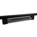 Трековий світильник PROLUM™ Поворотний; M27; 20W; 220V; Чорний SERIES "GF"; Білий 4000К