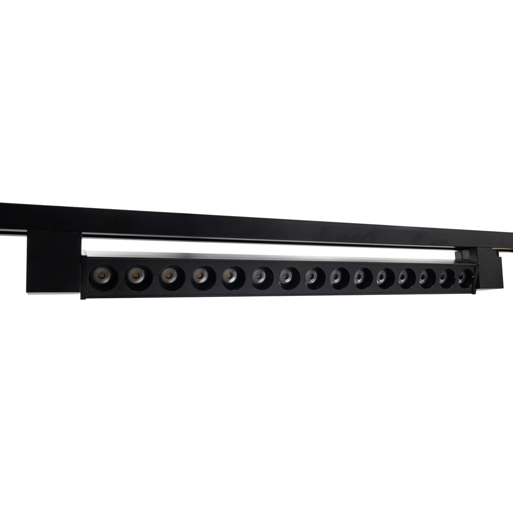 Трековий світильник PROLUM™ Поворотний; M27; 30W; 220V; Чорний SERIES "GF"; Білий 4000К