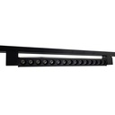 Трековий світильник PROLUM™ Поворотний; M27; 30W; 220V; Чорний SERIES "GF"; Білий 4000К