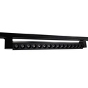 Трековий світильник PROLUM™ Поворотний; M27; 30W; 220V; Чорний SERIES "RGL"; Білий 4000К