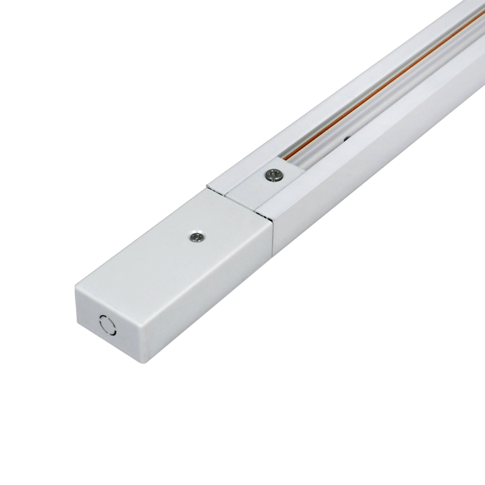 Трековий шинопровід PROLUM™ M27; 220V; Накладний \ Підвісний  - P27; Білий 1М