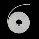 Світлодіодний неон PROLUM™ 6x12 , IP68, 220V, Series "SL-N", PRO, Теплий-Білий