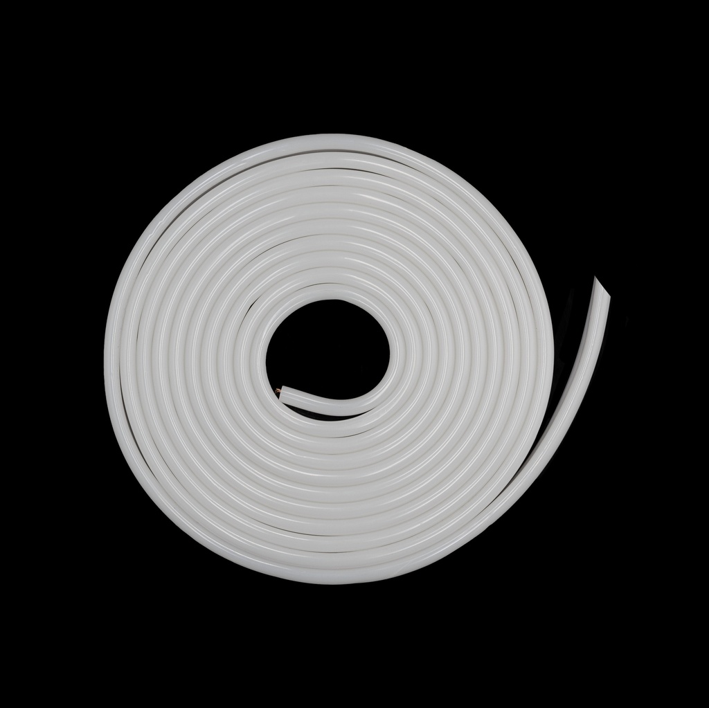 Світлодіодний неон PROLUM™ 8x16, IP68, 220V, Series "GL-N", Тепло-білий, PRO