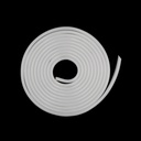 Світлодіодний неон PROLUM™ 8x16, IP68, 220V, Series "GL-N", Тепло-білий, PRO