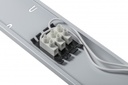 Герметичний світильник GTV HELIOS BIS 130х7см, T8, G13, AC220-240V, 50/60Hz, IP65, ABS/PS, сірий