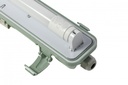 Герметичний світильник GTV HELIOS BIS 130х7см, T8, G13, AC220-240V, 50/60Hz, IP65, ABS/PS, сірий