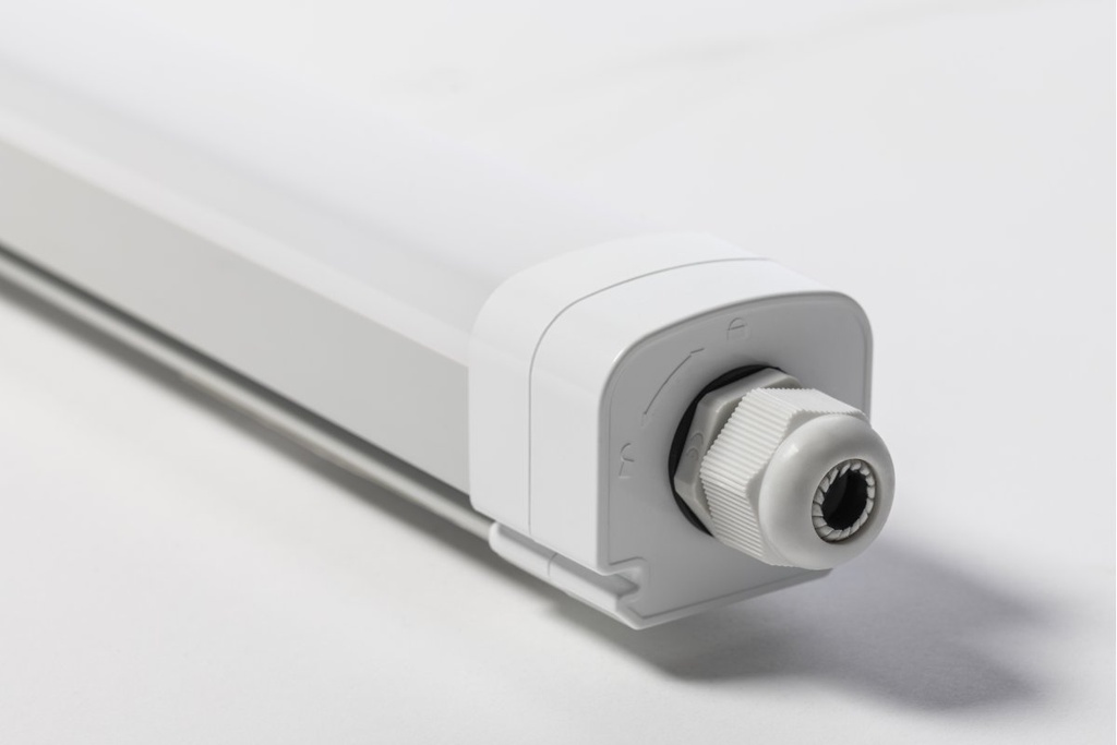 Герметичний світильник GTV LUMIA II, LED, 36W, 5200Lm, 4000K, AC220-240V, IP66, PC, білий