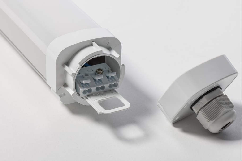 Герметичний світильник GTV LUMIA II, LED, 50W, 6500Lm, 4000K, AC220-240V, IP66, PC, білий