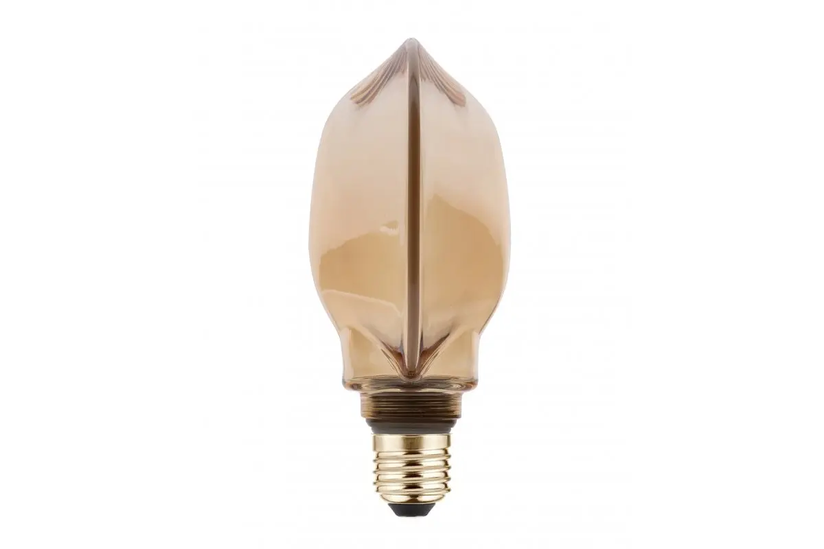 Лед лампа GTV Filament Glow G130, E27, 4W, 1800K, AC220-240V, 320°