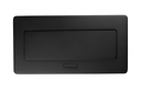 Меблева розетка GTV MULTISOFT, 2хSHUKO, USB A+C, RJ45, HDMI кабель 1.5 м, чорний