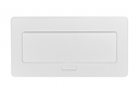 Меблева розетка GTV MULTISOFT, 2хSHUKO, USB A+C, RJ45, кабель 1.5 м, білий