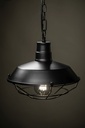 Підвісний світильник GTV decor LARS, E27, IP20, d36cm, чорний (OS-LARS2-10-DEC)
