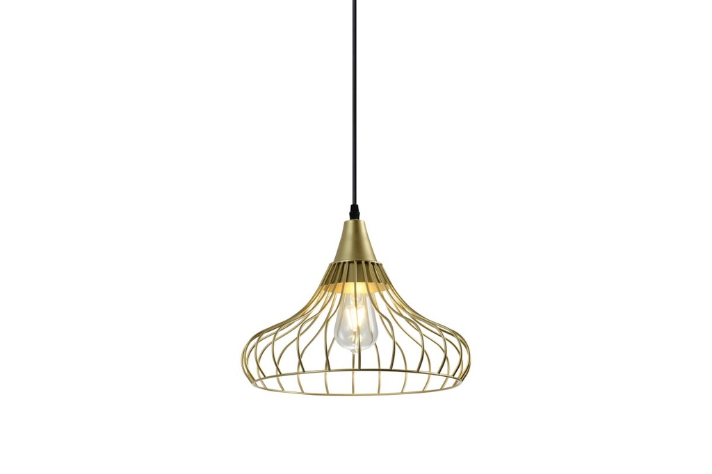 Підвісний світильник GTV decor LOTTE, d33cm, золотий (OS-LOT-40-DEC)