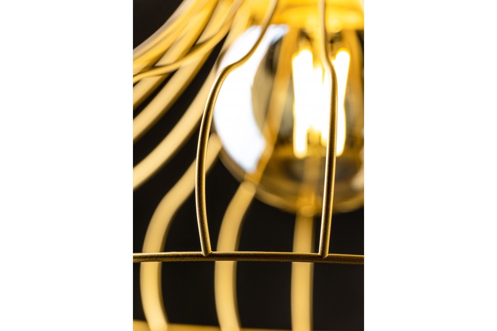 Підвісний світильник GTV decor LOTTE, d33cm, золотий (OS-LOT-40-DEC)