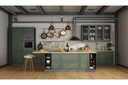 Підвісний світильник GTV decor MONROE, E27, IP20, d22cm, Чорний/Золотий (OS-MON-11-DEC)
