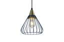 Підвісний світильник GTV decor TESS, E27, IP20, d24cm, синій (OS-TESS-25-DEC)