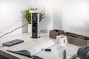 Подовжувач вбудований GTV CAMINO, індукційна зарядка, 2x роз. schuko, USB A+C 10W, 1,5 м, білий