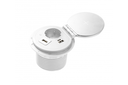 Подовжувач вбудований GTV CHARGER PLUS індукційна зарядка, 1 роз. schuko, USB A+C, HDMI, RJ45, 1,5 м, білий