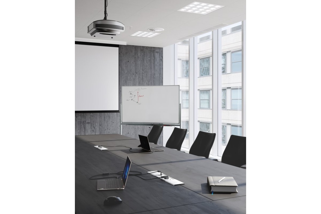 Подовжувач вбудований GTV PRESTINO, 2x роз. schuko, USB A+C, RJ45, HDMI, 1,5 м, білий