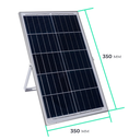 Прожектор GTV BRAVOS, сонячна панель, 150W, 6400K, IP65, 120°, на пульті (LD-BRAVOS150W-64)