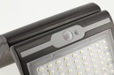 Прожектор GTV RAMOS, сонячна панель, датчик руху/сутiнкiв, 50W, IP44, 6400K, чорний (LD-RAMOS50W-CW-10)