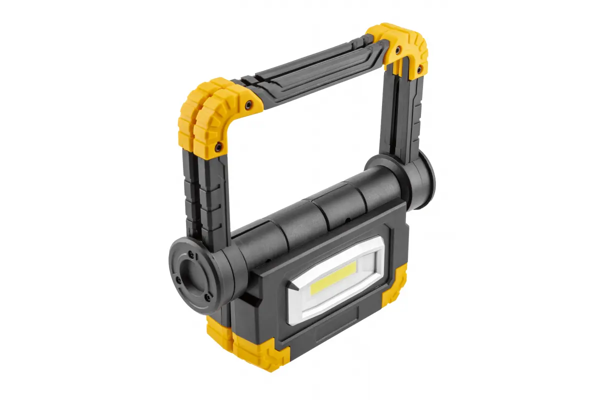 Прожектор акумуляторний GTV WORKY, 2x10W, 6400K, Powerbank 5000mAh, 5V, 1A, USB-C, IP44 (LD-WORKY-2X10W-64)